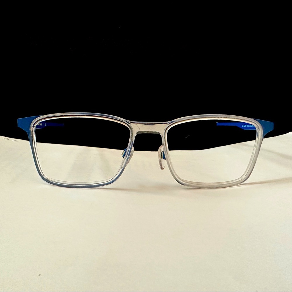 Diesel DL5299 Blue Rectangular Eyeglasses with original Diesel case